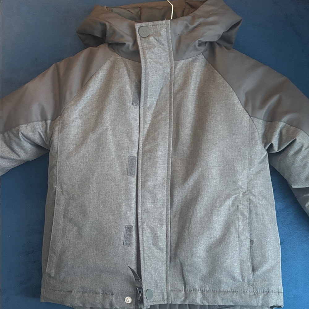 All in Motion Charcoal Kids Puffer Coat 2 Coats in one